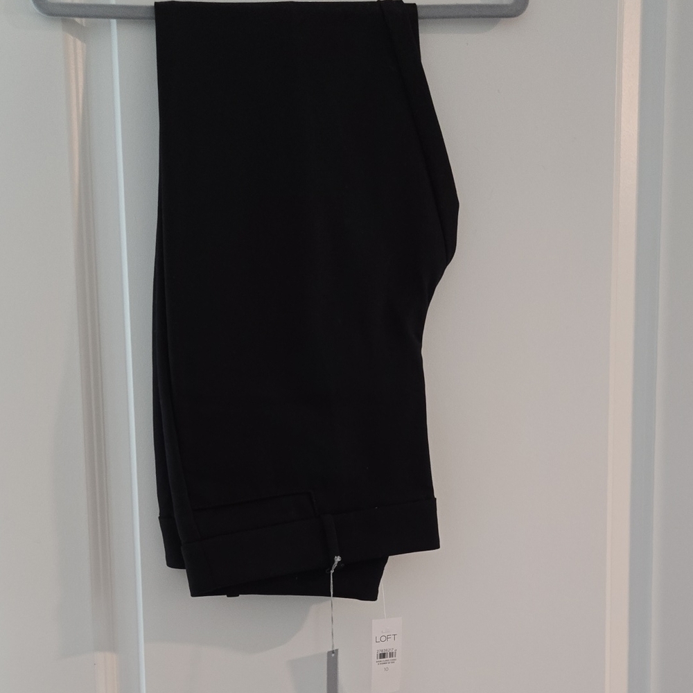 LOFT Classic Skinny Black Dress Pants